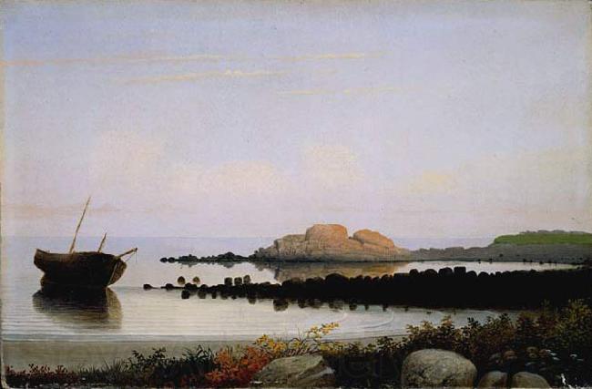 Fitz Hugh Lane Brace's Rock, Eastern Point, Gloucester, Massachusetts. Norge oil painting art